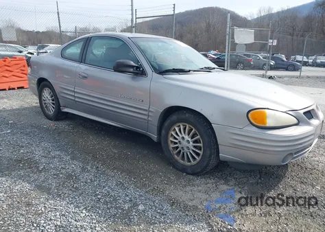 2000 Pontiac Grand Am Se1 z USA, uszkodzony, nr VIN 1G2NF12T1YM847345